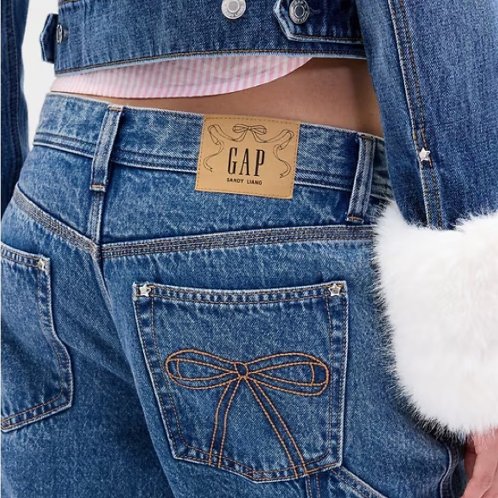 Sandy Liang x Gap low rise 90s carpenter jeans